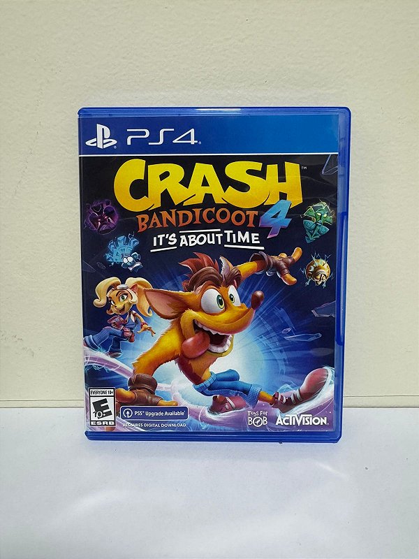 Crash Bandicoot it's About Time PS4 Mídia Física (Usado)