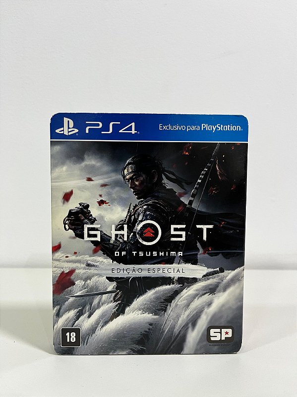 Ghost Of Tsushima Edição Especial Steelbook PS4 Mídia Física (Usado)