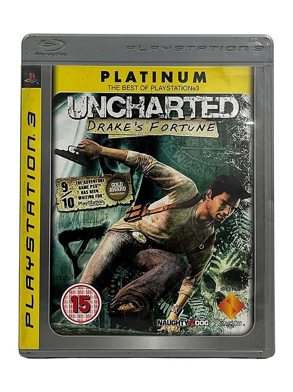 Uncharted Drakes Fortune Platinum PS3 Mídia Física (Usado)
