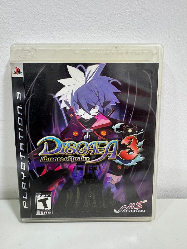 Disgaea 3 Absence of Justice PS3 Midia Fisica (Usado)