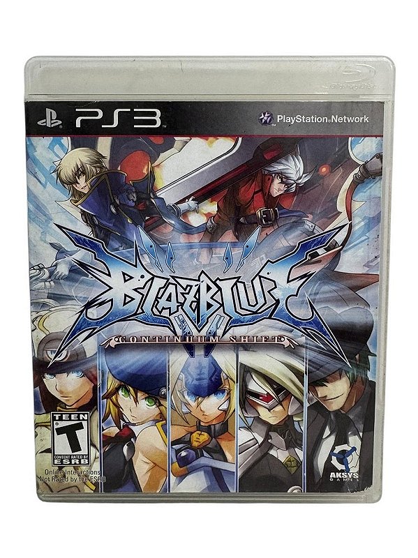 BlazBlue Continuum Shift PS3 Midia Fisica (Usado)