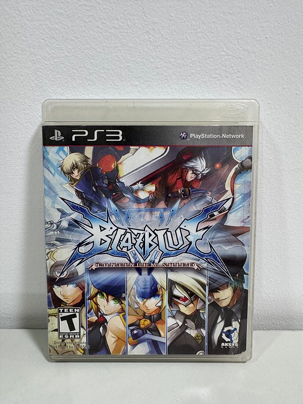 BlazBlue Continuum Shift PS3 Midia Fisica (Usado)