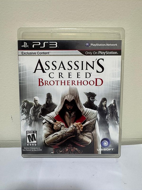 Assassin's Creed Brotherhood PS3 Midia Fisica (Usado)