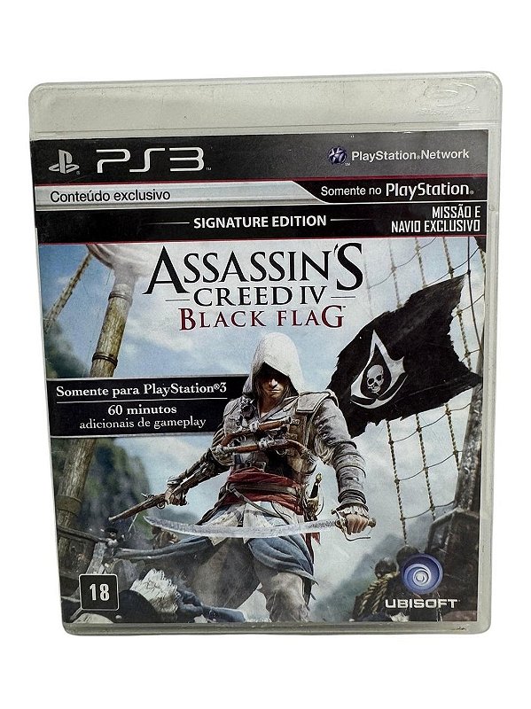 Assassin's Creed IV Black Flag PS3 Midia Fisica (Usado)