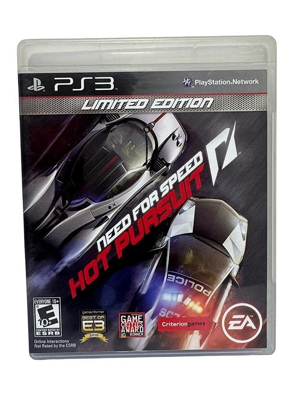 Need For Speed Hot Pursuit Limited Edition PS3 Midia Fisica (Usado)
