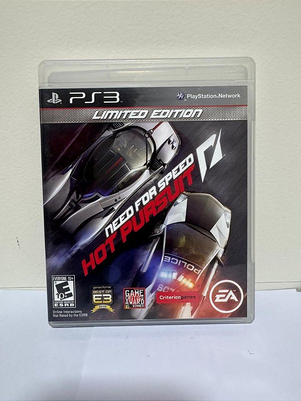Need For Speed Hot Pursuit Limited Edition PS3 Midia Fisica (Usado)