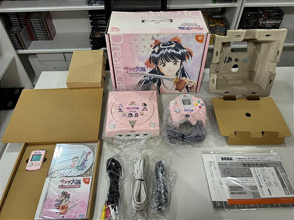 Console Sega Dreamcast Sakura Wars Japonês CIB Impecável
