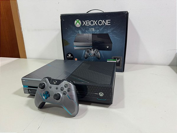 Console Xbox One Fat Edição Halo 5