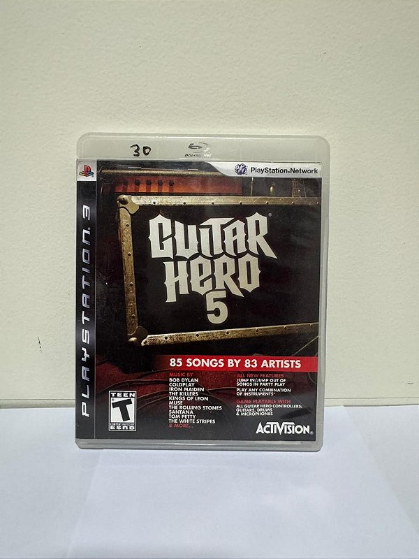 Guitar Hero 5 PS3 Mídia Física (Usado)