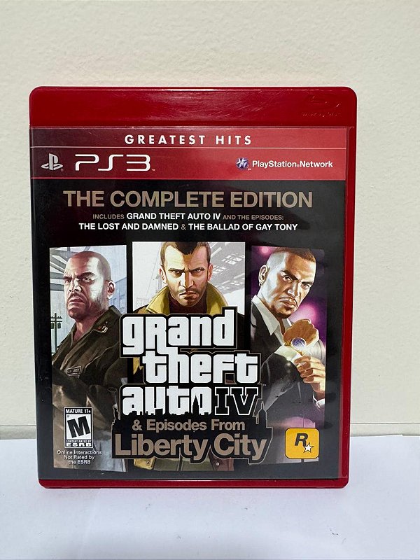 Grand Theft Auto IV Episodes From Liberty City GH PS3 Mídia Física (Usado)