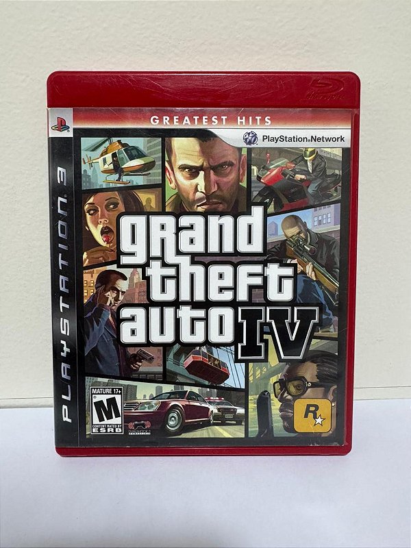 Grand Theft  Auto IV GTA 4 GH PS3 Mídia Física ( Usado)