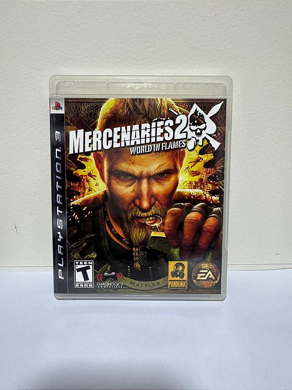 Mercenaries 2 World In Flames PS3 Mídia Física (Usado)