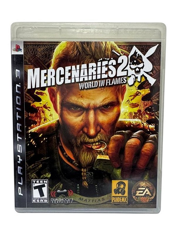 Mercenaries 2 World In Flames PS3 Mídia Física (Usado)