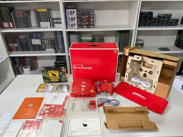 Console Sega Dreamcast Xmas Packpage - Dreamcast Seaman Red