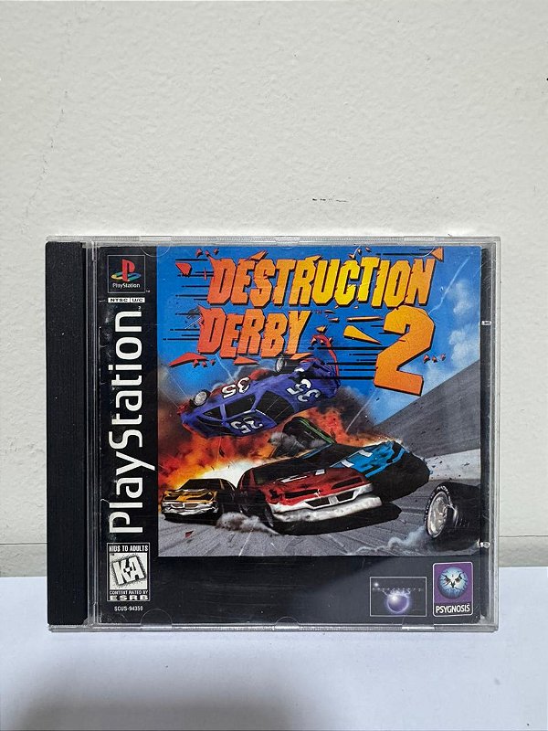 Destruction Derby 2 PS1 Original Americano (Usado com Detalhes)