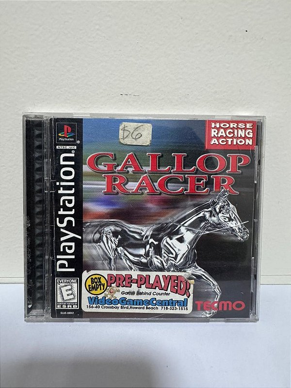 Gallop Racer PS1 Original Americano (Usado)