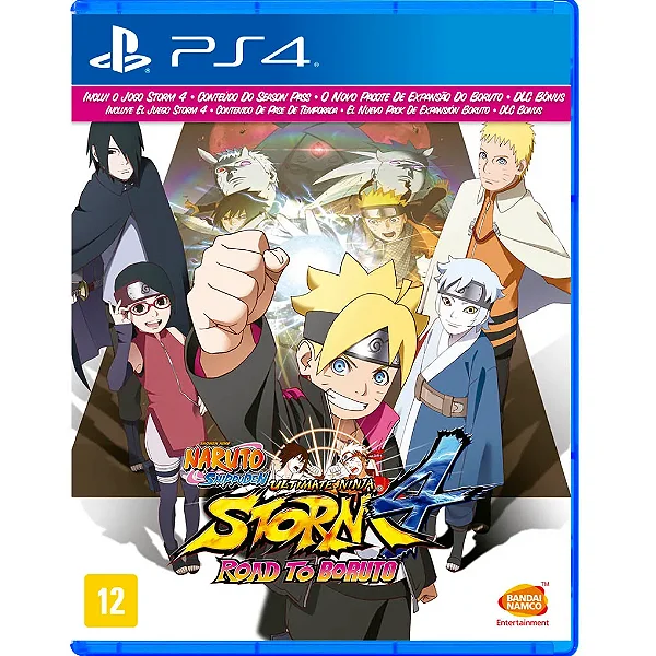Naruto Shippuden Ultimate Ninja Storm 4 Road To Boruto PS4 Mídia Física Lacrado