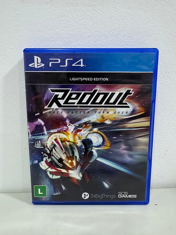 Redout Race Faster Than Ever PS4 Mídia Física (Usado)