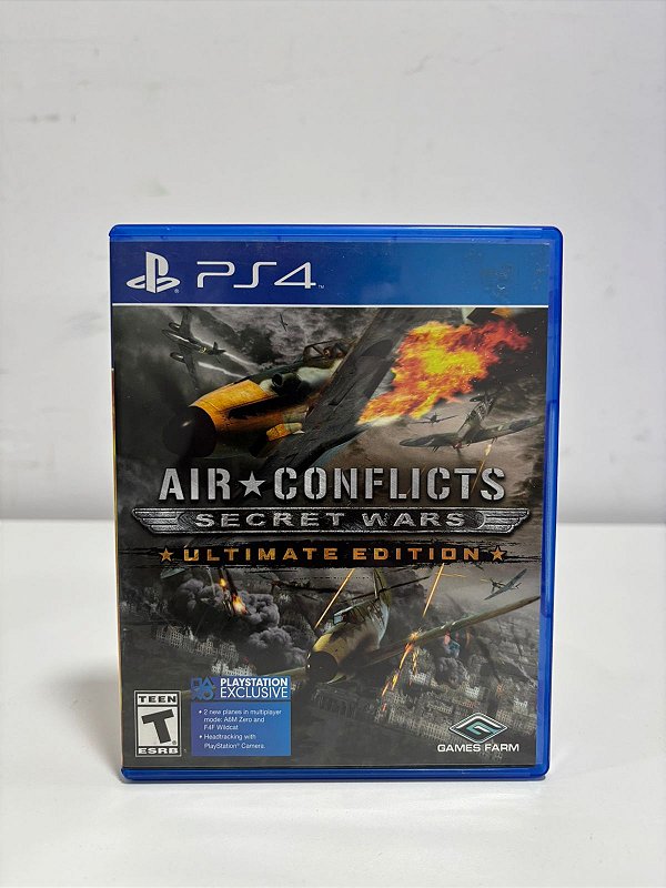 Air Conflicts Secret Wars Ultimate Edition  PS4 Mídia Física (Usado)