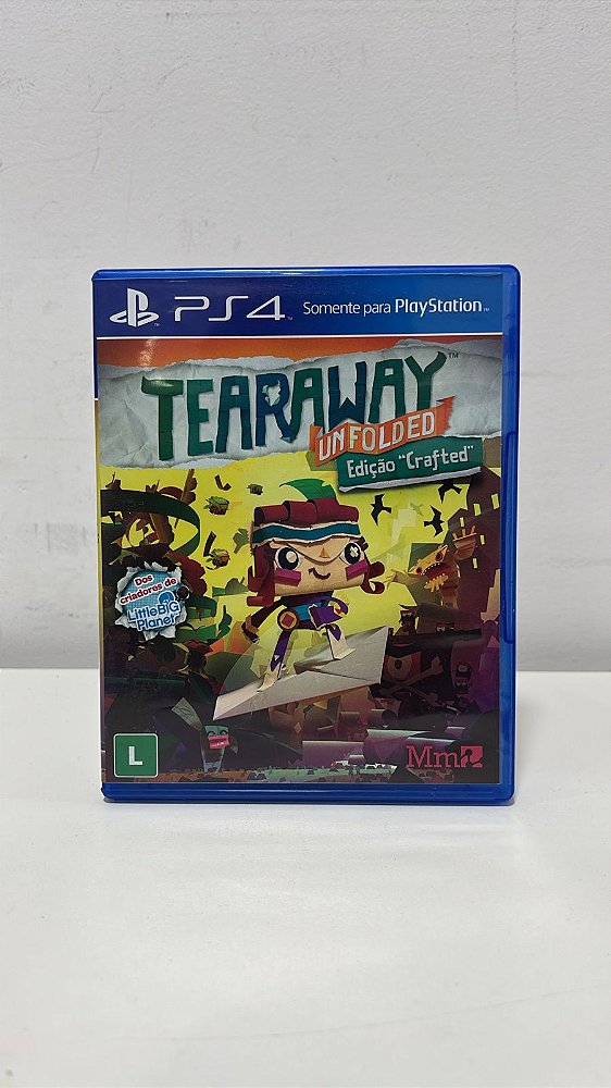 Tearaway Unfolded Edição Crafted PS4 Mídia Física (Usado)