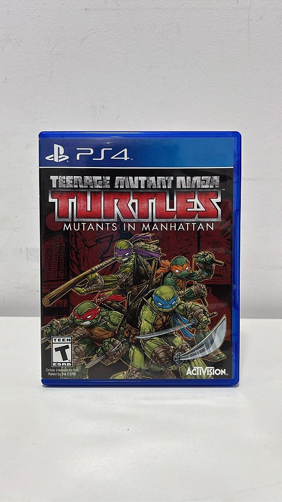 Teenage Mutant Ninja Turtles Mutants In Manhattan PS4 Mídia Física (Usado)