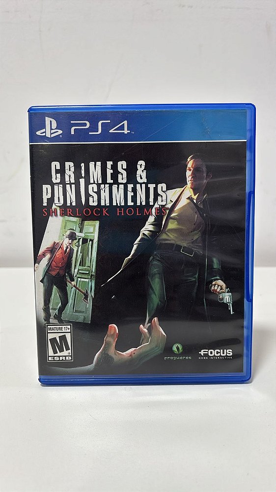 Crimes & Punishments Sherlock Holmes PS4 Mídia Física (Usado)