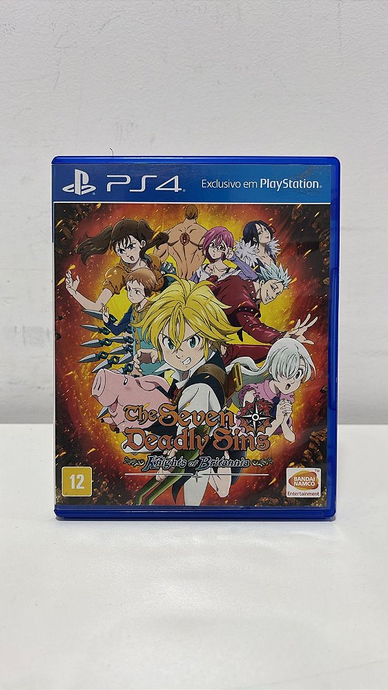 The Seven Deadly Sins Knights of Britannia PS4 Mídia Física (Usado)