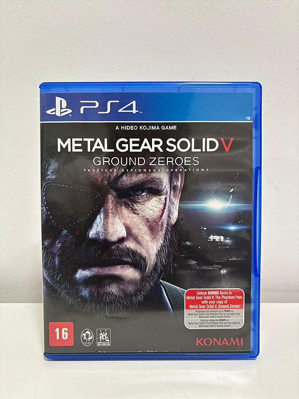 Metal Gear Solid V The Phantom Pain PS4 Mídia Física (Usado)