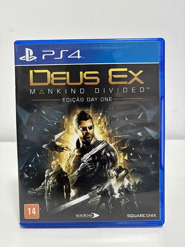 Deus Ex Manking Divided Day One Edition PS4 Mídia Física (Usado)