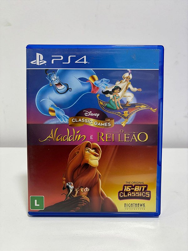 Disney Classic Games Aladdin e O Rei Leão PS4 Mídia Física (Usado)