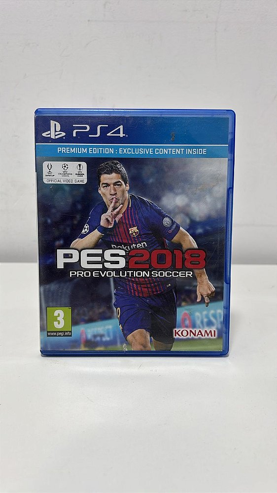 Pro Evolution Soccer 2018 PES 2018 PS4 Mídia Física (Usado)
