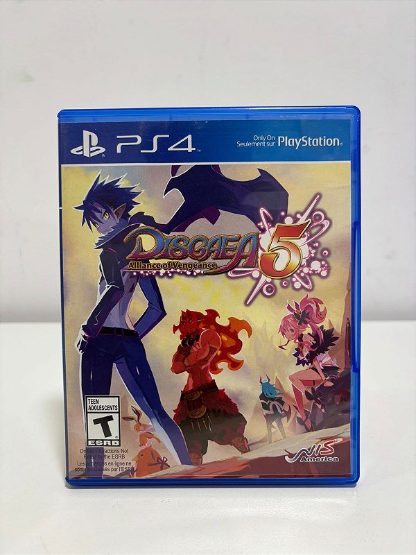 Disgaea 5 Alliance Of Vengeance PS4 Mídia Física (Usado)
