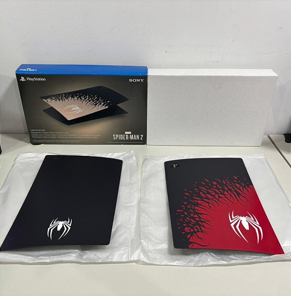 Tampa Faceplate Playstation 5 Digital Edição Spider-Man 2 - Tampa PS5