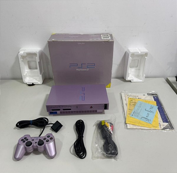 Console Playstation 2 Fat Edição Sakura SCPH-50000 - PS2 FAT SAKURA