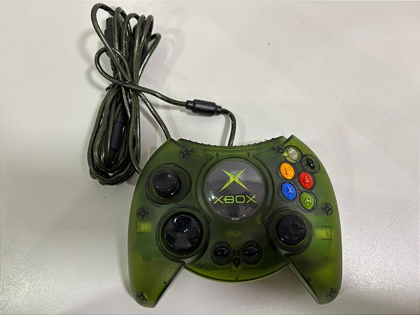 Controle Duke Launch Team Edition - Controle Xbox Classic Verde Translúcido