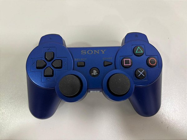 Controle Dualshock 3 Azul Metálico - Dualshock 3 (Usado)
