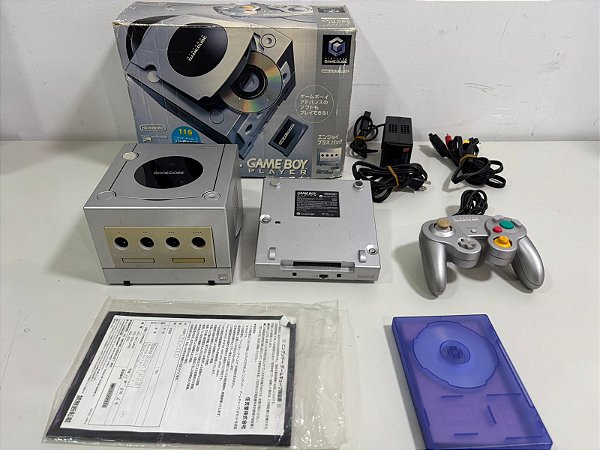 Console Nintendo GameCube Platinum + Game Boy Player