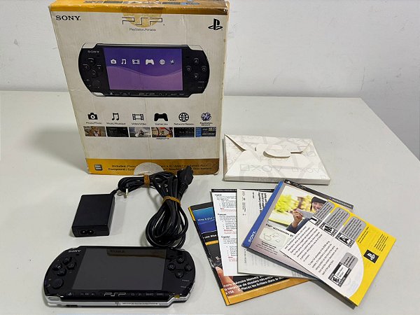Console Sony PSP-3001 Black Americano Seminovo - Console Sony PSP