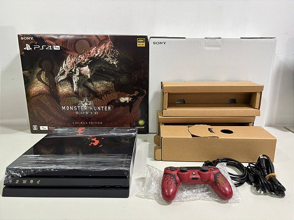Console Playstation 4 Pro Edição Monster Hunter World - PS4 PRO