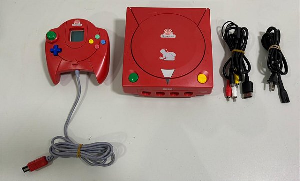 Console Sega Dreamcast Xmas Packpage  Loose - Dreamcast Seaman Red