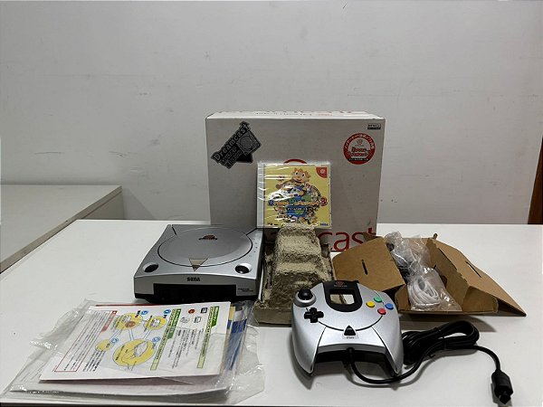Console Sega DreamCast Metallic Silver - Sega Dreamcast