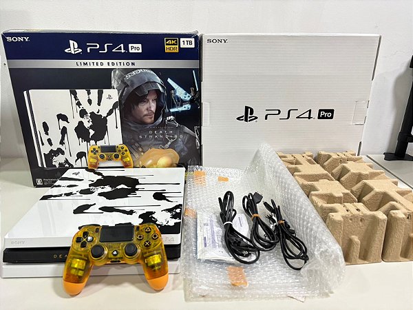 Console Playstation 4 Pro Edição Death Stranding - Ps4 Pro