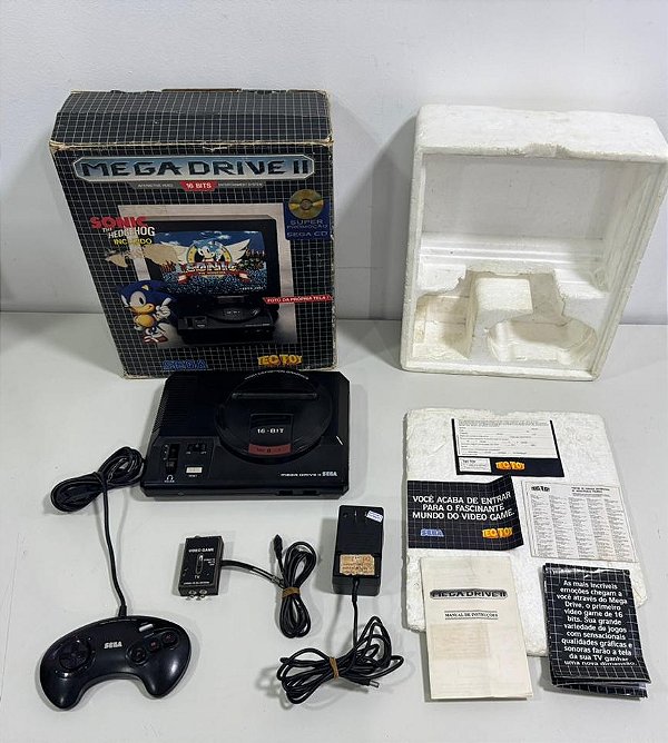 Console Sega Mega Drive 2 - Nacional