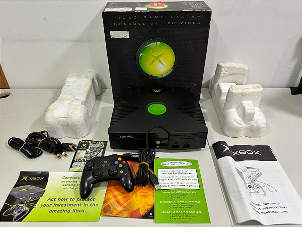 Console Xbox Classic Preto CIB - Xbox Clássico