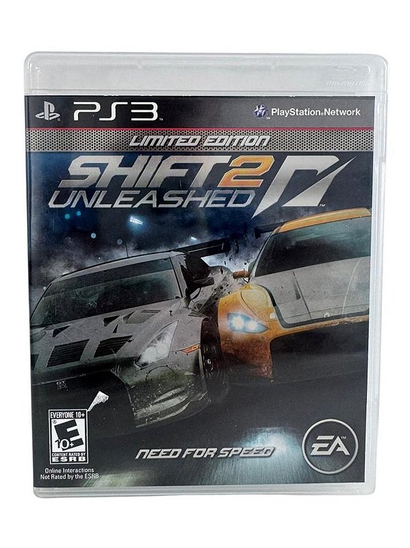 Need For Speed Shift 2 Unleashed Limited Edition  PS3 Mídia Física (Usado)