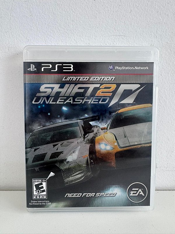 Need For Speed Shift 2 Unleashed Limited Edition  PS3 Mídia Física (Usado)