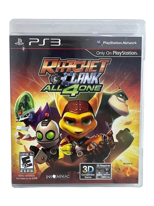 Ratchet e Clank All 4 One PS3 Mídia Física (Usado)
