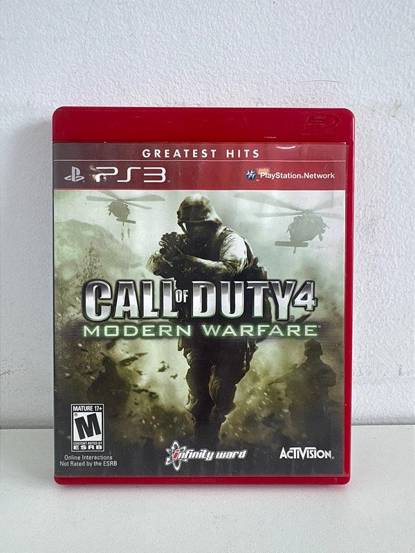 Call Of Duty 4 Mordern Warfare GH PS3 Mídia Física (Usado)