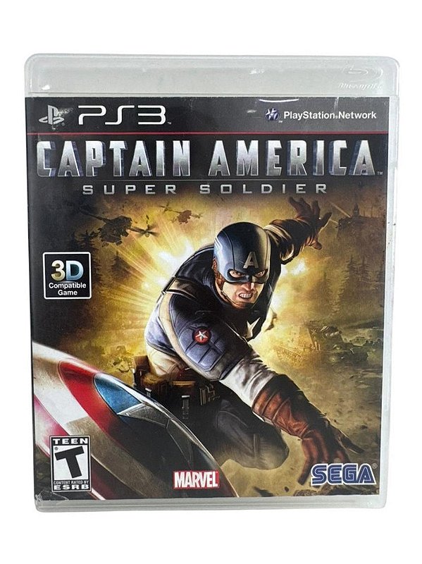 Captain America Super Soldier PS3 Mídia Física (Usado)
