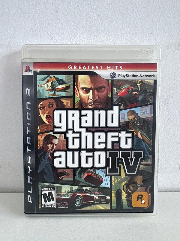 Grand Theft auto IV GTA 4 PS3 Mídia Física (Usado)